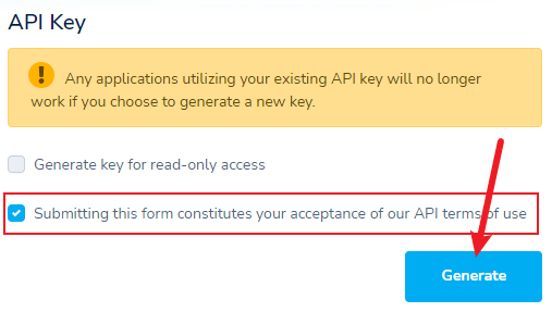 NameSilo API Key