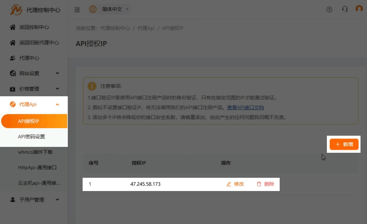 API IP